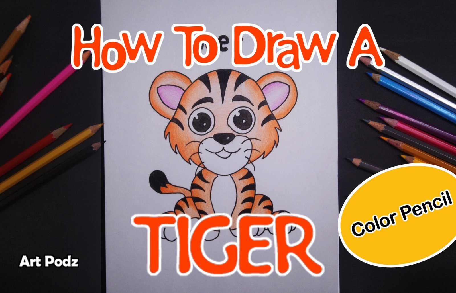 How To Draw A Tiger